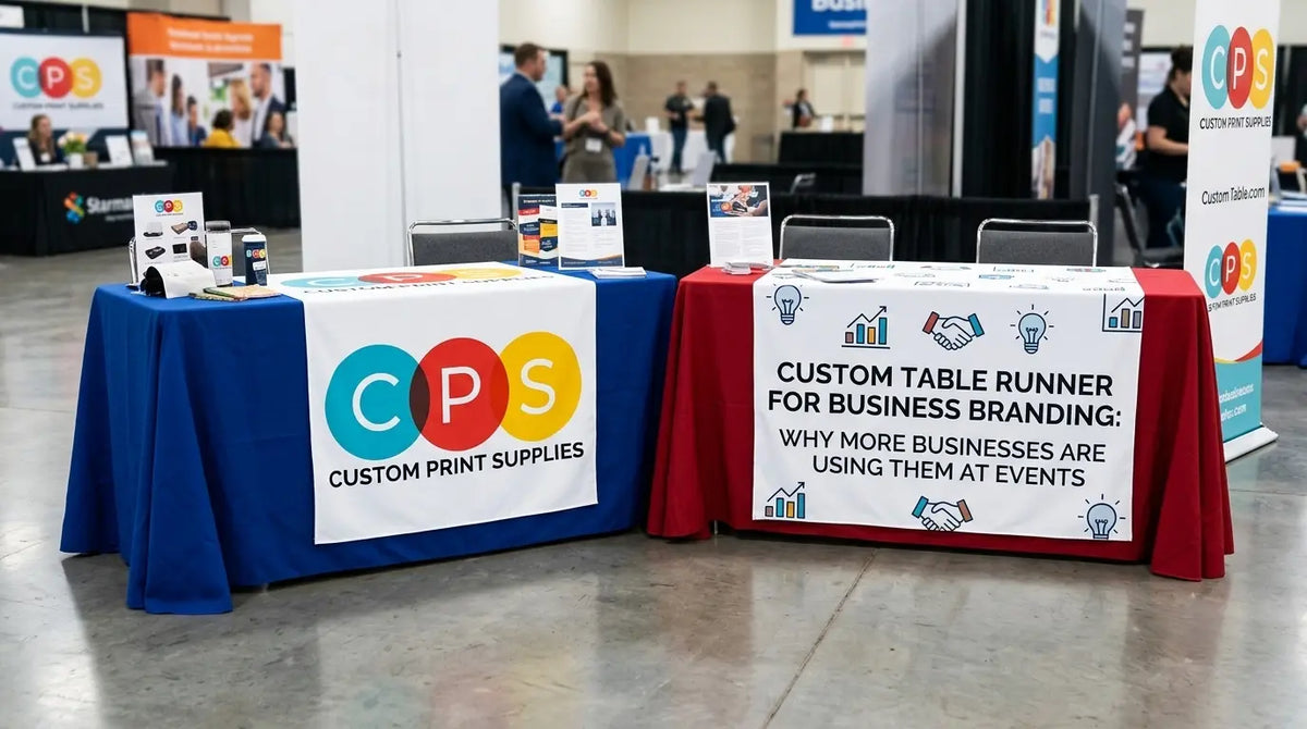Custom Table Runner for Business Branding