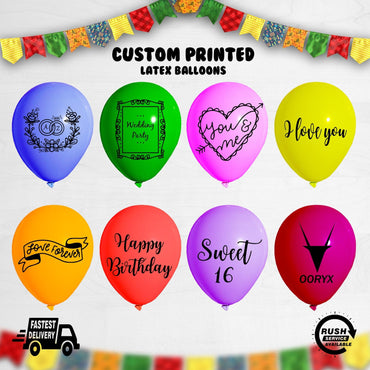 Custom Latex Balloons with Logo