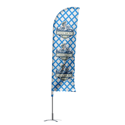 Custom Feather Flags for Trade Shows – Premium Double-Sided Banners