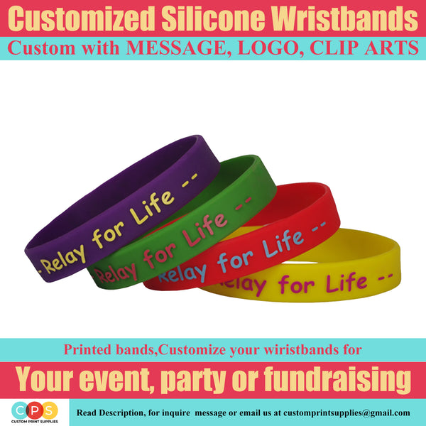 Silicone Wristband Custom For Causes Event Fundraisers Awareness Support Adults Pride Rubber Bracelet Rainbow Bracelet Bulk Wholesale