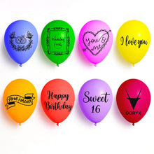 Custom Printed Latex Balloons