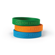 Custom Embossed Silicone Wristbands
