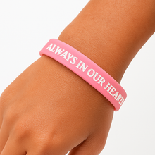 Debossed Color filled Silicone Wristbands