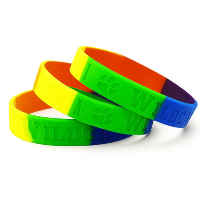 Custom Debossed Silicone Wristbands - Custom Print Supplies LLC