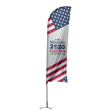 Custom Feather Flags for Trade Shows – Premium Double-Sided Banners