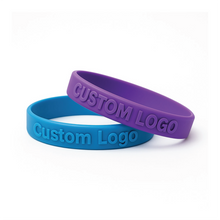 Custom Embossed Silicone Wristbands
