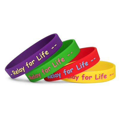 Embossed Imprinted Silicone Wristbands - Custom Print Supplies LLC