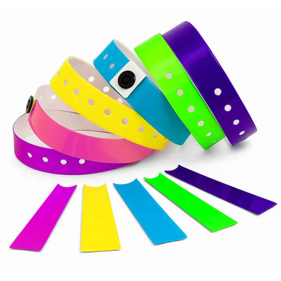 Personalized L Shaped PVC Wristband - Custom Print Supplies LLC