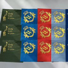 customized napkins with w logo 