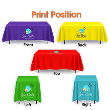 Custom Rectangle Table Throw - Custom Print Supplies LLC