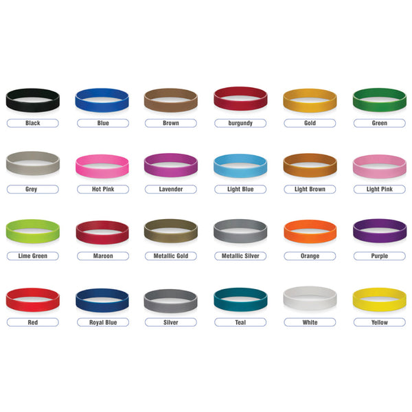 Custom Printed Silicone Wristbands