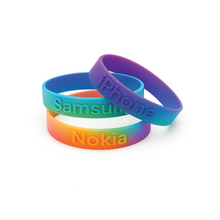 Custom Embossed Silicone Wristbands
