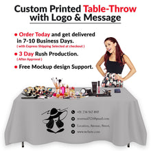 Custom Rectangle Table Throw