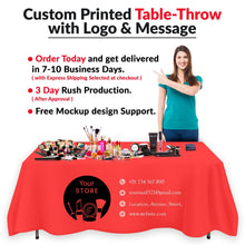 Custom Rectangle Table Throw