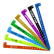 Personalized L Shaped PVC Wristband